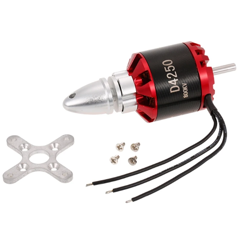 D4250 800KV 3 7S бесщеточный двигатель для RC FPV неподвижного крыла беспилотного