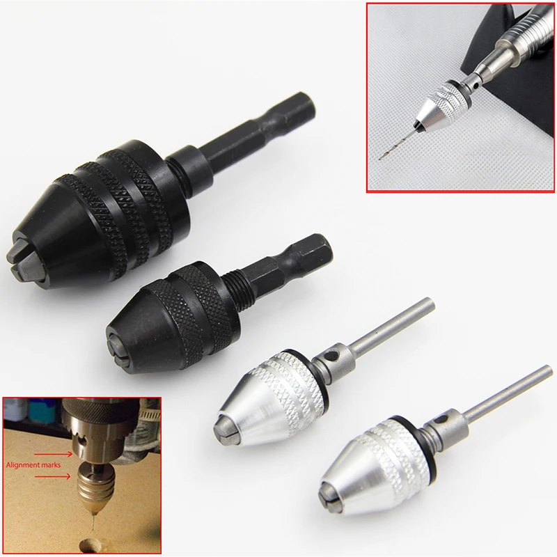 1pc 6.35mm Quick Change Keyless Drill Bit Chuck Hex Shank Adapter Converter Tool | Инструменты