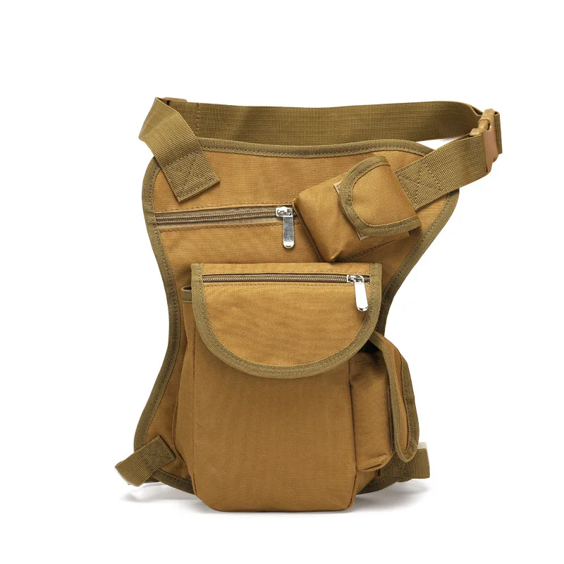 

Camouflage Tactical Leg Bag Outdoor Training Camp Small Waist Bag Mountain Climbing Riding Multi-functional Waterproof Waist Bag