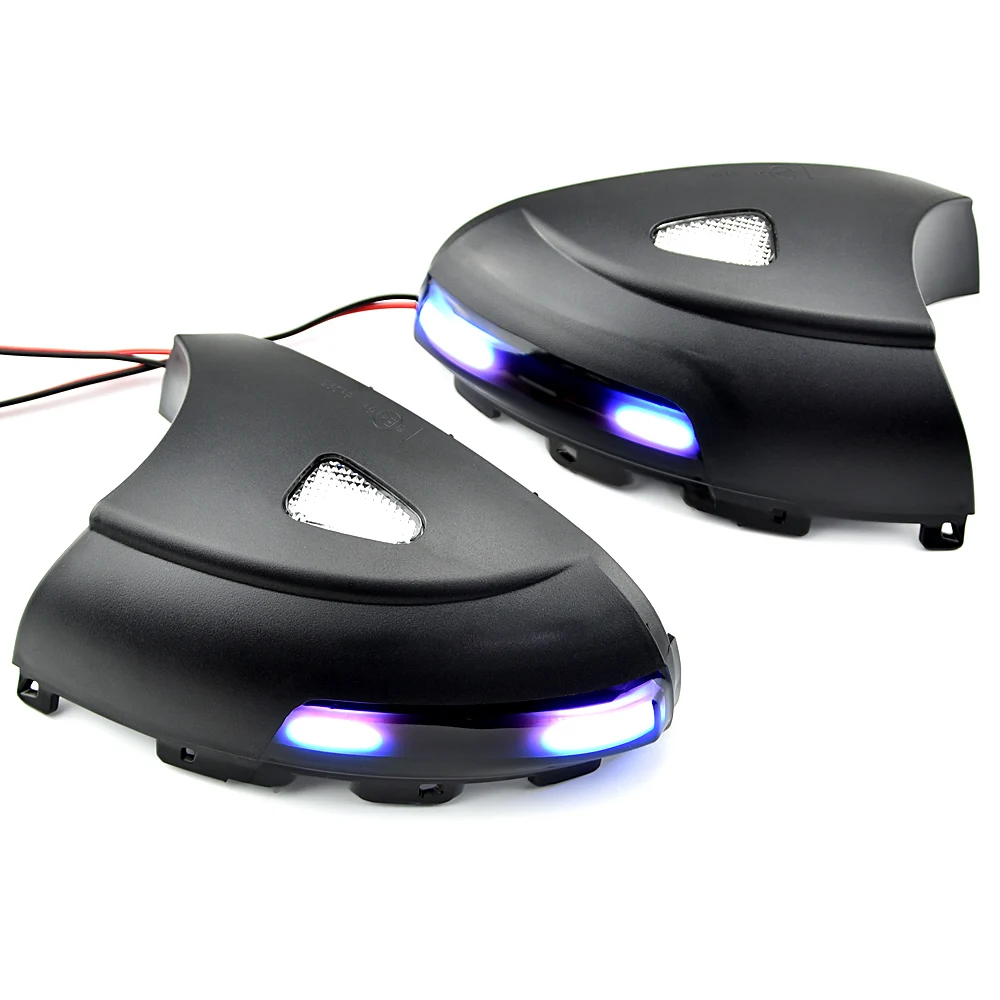 

For VW Volkswagen Tiguan MK1 2008-2016 LED Dynamic Turn Signal Blinker Sequential Side Wing Mirror Indicator Light Puddle Light