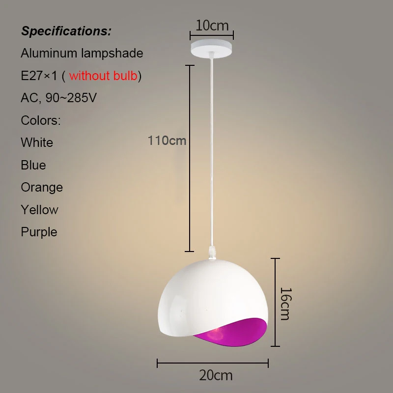 

Modern Led Pendant Lights Nordic Pendant Lamp Loft Eggshell Hanging Lights for Dining Room Kitchen Island Living Room Lights E27