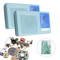new superheterodyne radio receiver 7 transistor sch case w speaker diy kits diy electronic assemble set kit