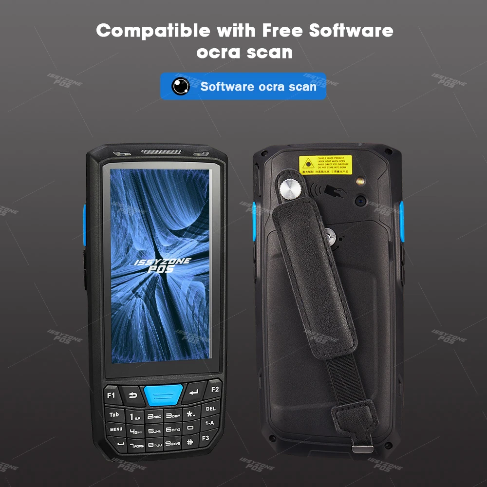 ISSYZONEPOS Ручной PDA Android 8 1 сканер штрих кода 1D 2D считыватель кодов сборщик данных POS