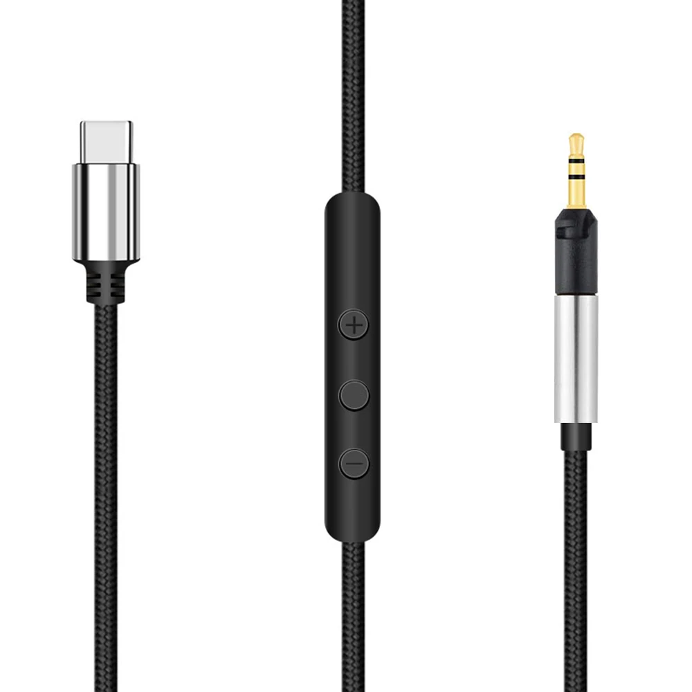 Кабель-удлинитель USB Type-C на 2 5 мм для наушников Sennheiser HD598 HD558 HD518 HD598Cs HD599 HD569 HD579 |