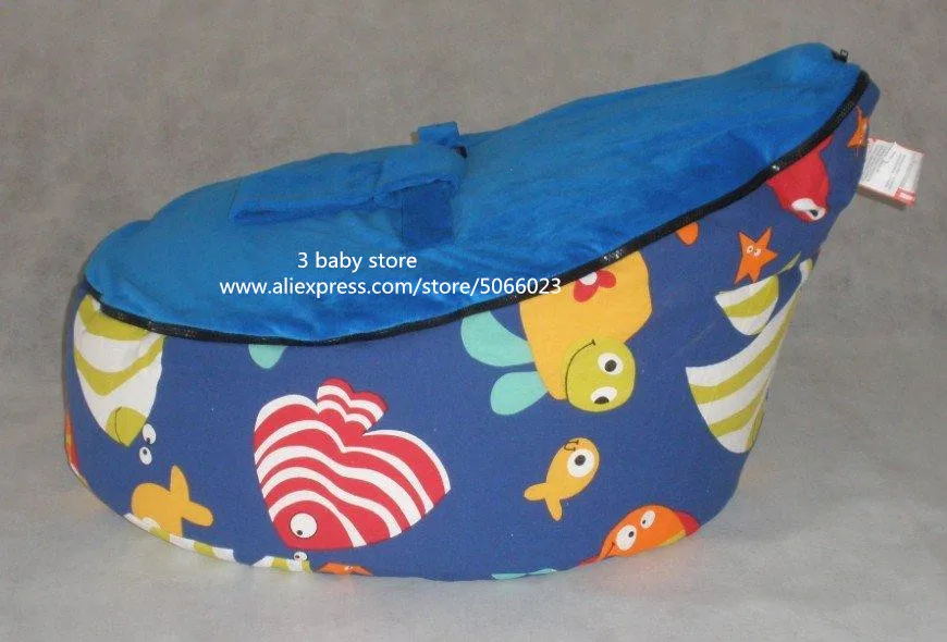 Детское Кресло мешок с рисунком пиратского черепа портативные кровати для