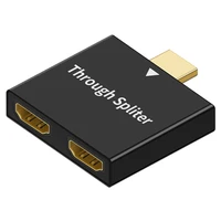 hdmi compatible converter adapter 1080p male to double female 1 in 2 y splitter hdmi compatible connector for xbox player ps3 tv