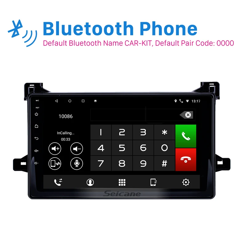 Автомагнитола Seicane 2din Android 10 0 2 гб + 32 2.5D IPS экран стерео GPS радио для 2016 Toyota Prius
