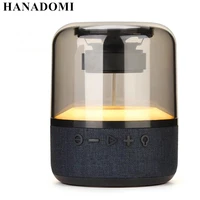 hanadomi 15w powerful led portable bluetooth speaker hifi 3d sound wireless mini subwoofer card audio radio music player boombox