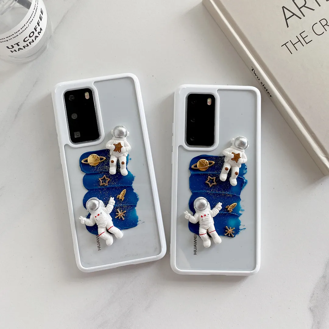 

Трехмерный креативный чехол для HUAWEI P 50 40 30 PRO MATE 40 30 PRO Galaxy Space, чехол для телефона NOVA 8 7 PRO SE