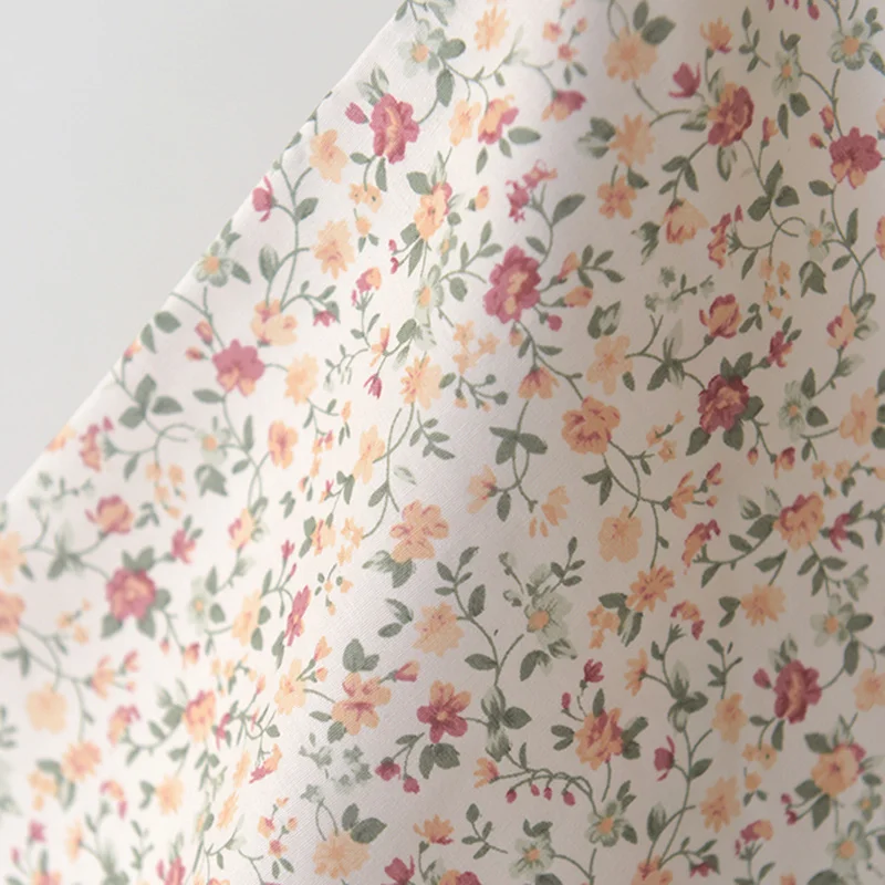 Пасторальные маленькие свежие цветочные ветки чистая детская одежда блузка из