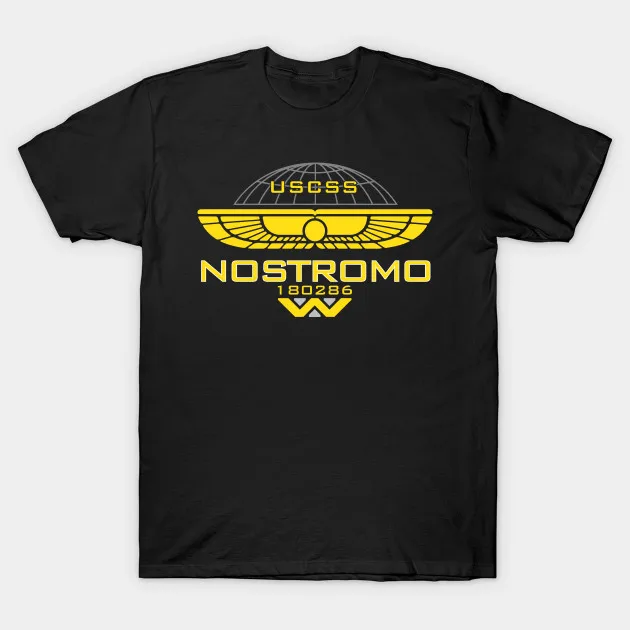 Мужская футболка Nostromo Weyland с логотипом Alien by rebus28 женская и футболка|Мужские