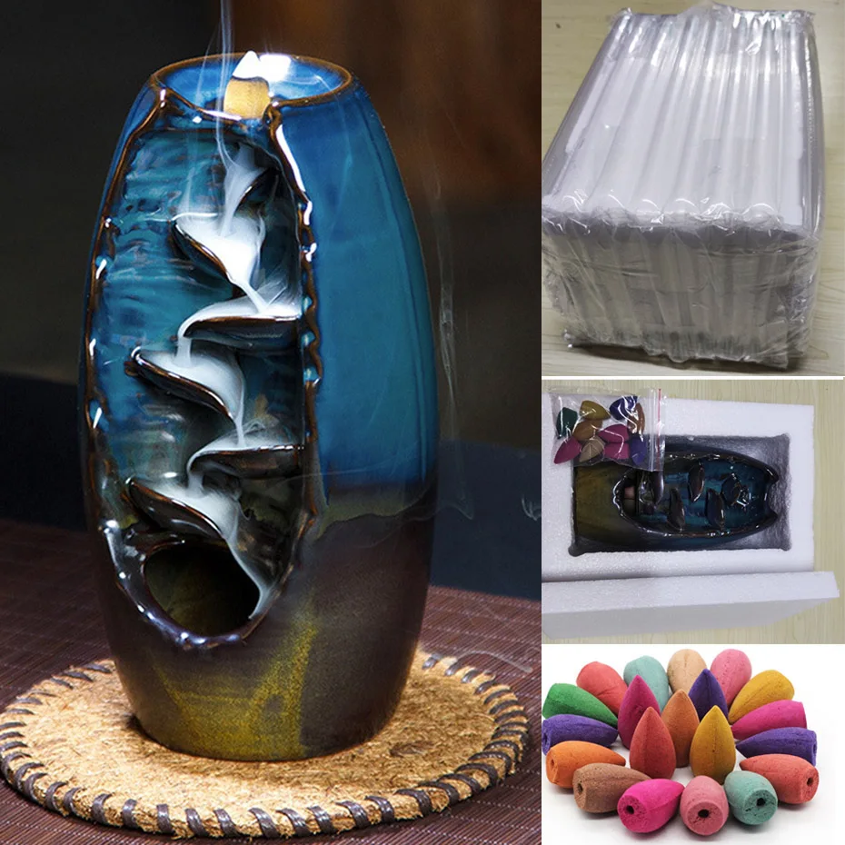 50 Ладан Шишки/1 шт. горелки подсвечники для домашнего декора обратного водопад