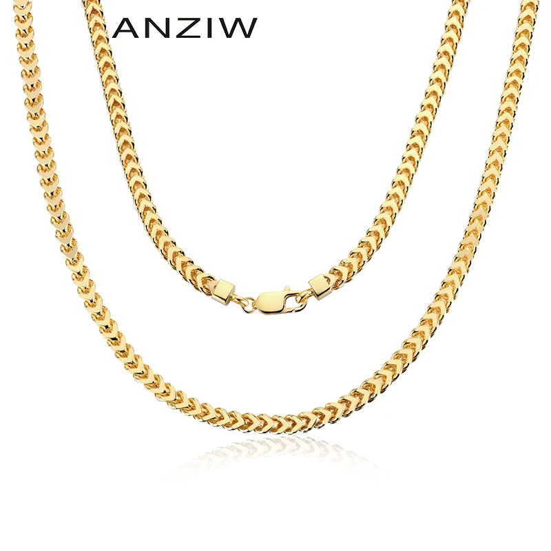 925 пробы серебряная подвеска Цепочки и ожерелья Для мужчин 5 3 мм цепи Твердые