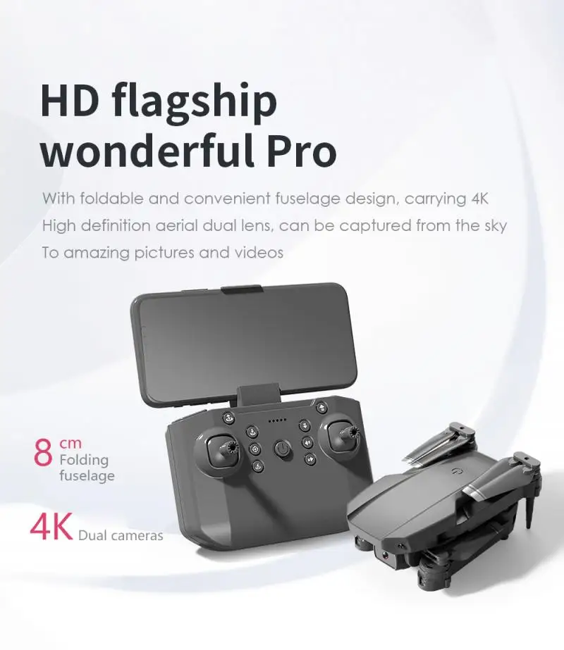 складной дрон l703 4k hd камера для а
