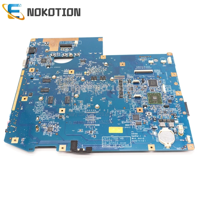 NOKOTION материнская плата для ноутбука Acer aspire 7540 MBPPQ01001 JV71 TR8 MB 48.4fp03m основная Socket S1 DDR3