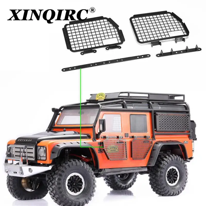 

Metal Foldable Car Window Protective Net For 1/10 Rc Crawler Car Defender Traxxas Trx4 TRX-4 car accessories