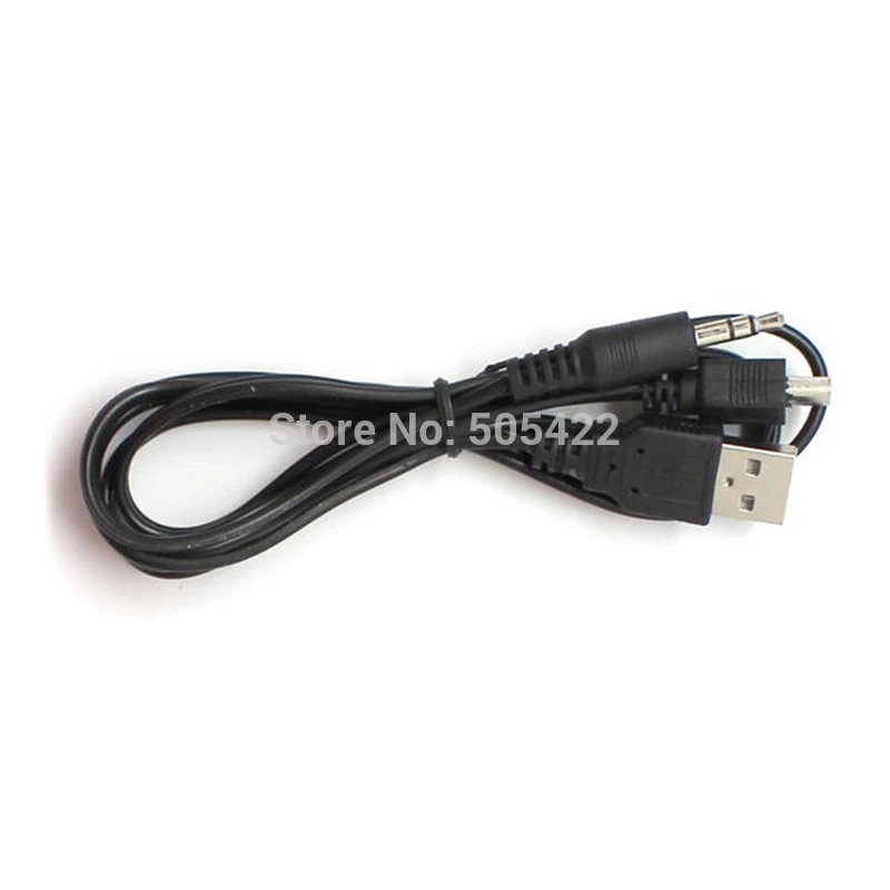 5 шт./лот 3 мм Aux аудио мини USB кабель Шнур адаптер зарядное устройство для iHome