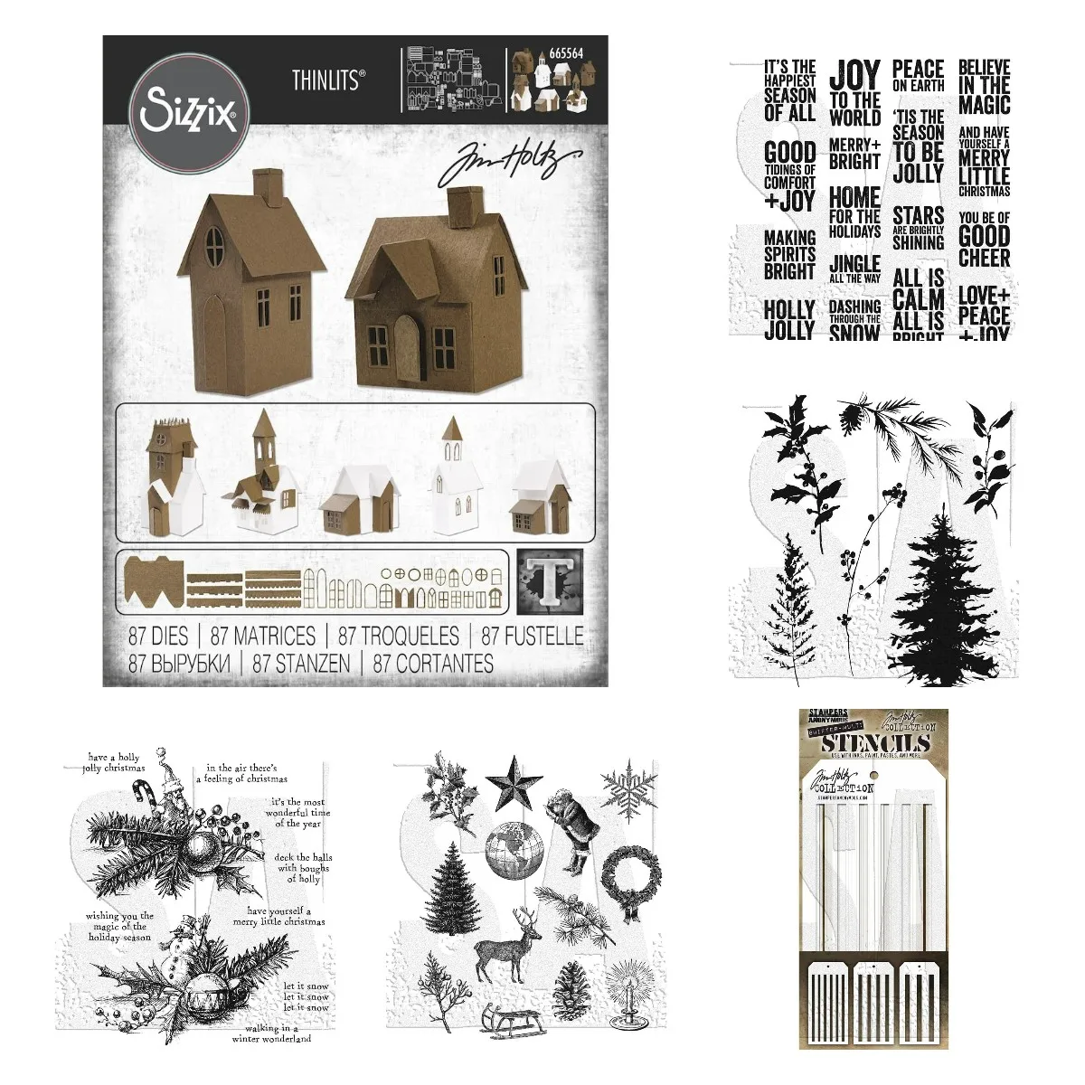 

3D Christmas Tree Jolly Santa Deer Metal Cutting Dies Stamps Stencil DIY Scrapbooking Paper Handmade Album Sheets Greeting Card