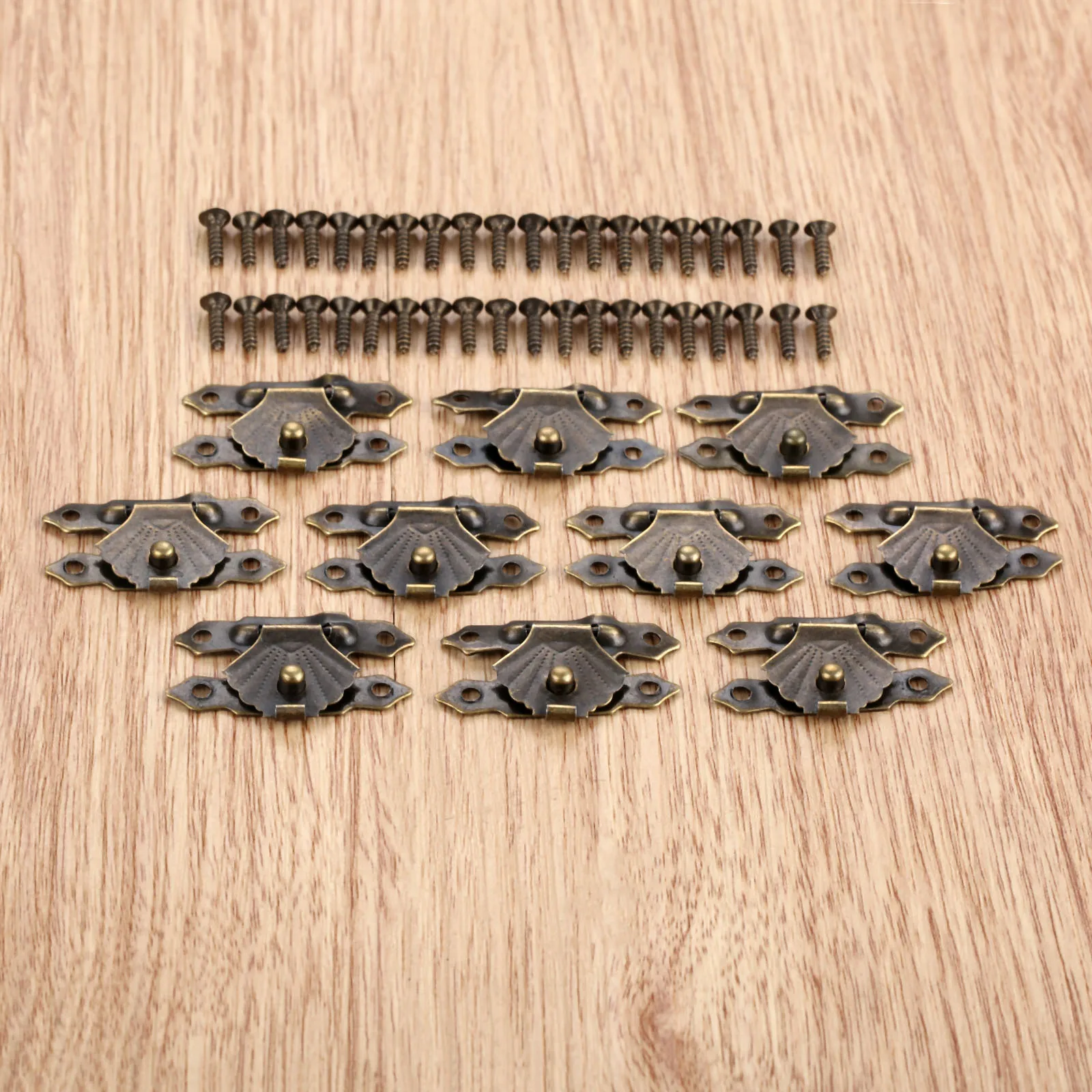 DRELD 10 шт. антикварные подвески из железа шкатулка для украшений замок Hasp