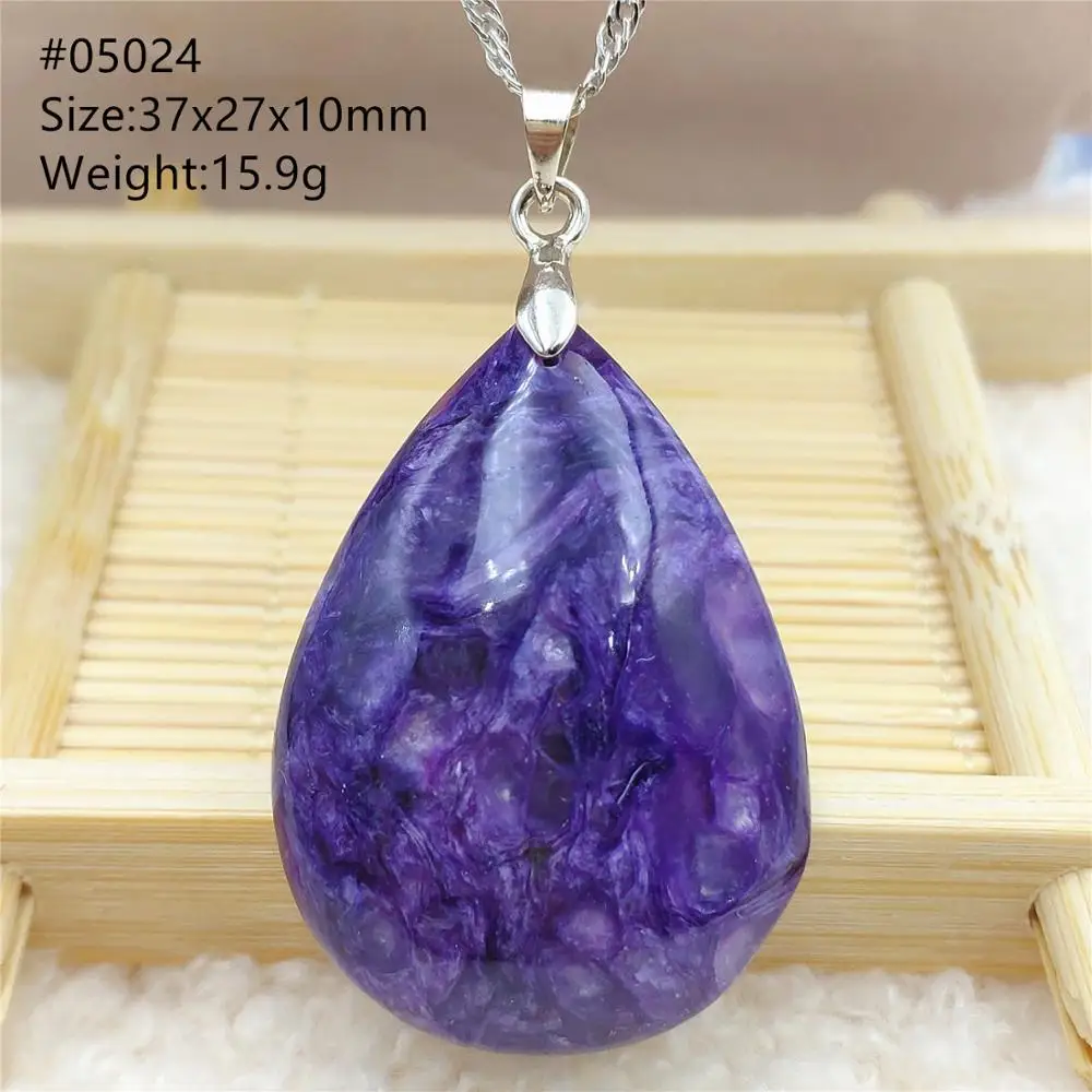 Женское ожерелье из серебра 925 пробы с подвеской в виде овальной капли|Подвески| |