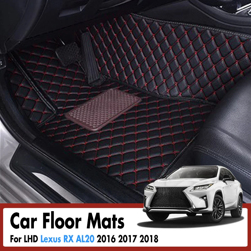 

Автомобильные коврики для Lexus RX AL20 2016 2017 2018, полный комплект, водонепроницаемые автомобильные коврики для любой погоды, 3D коврики