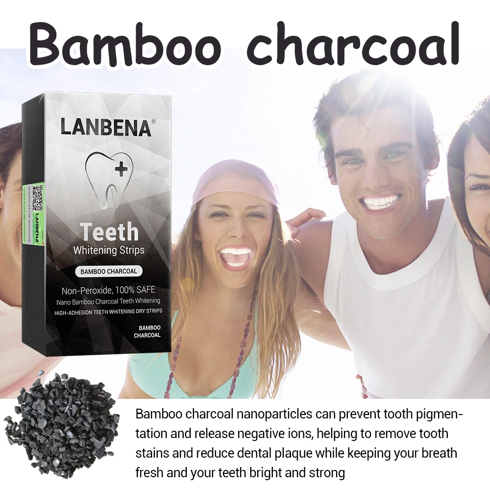 LANBENA отбеливания зубов бамбуковый уголь Наночастицы не стимулирующие
