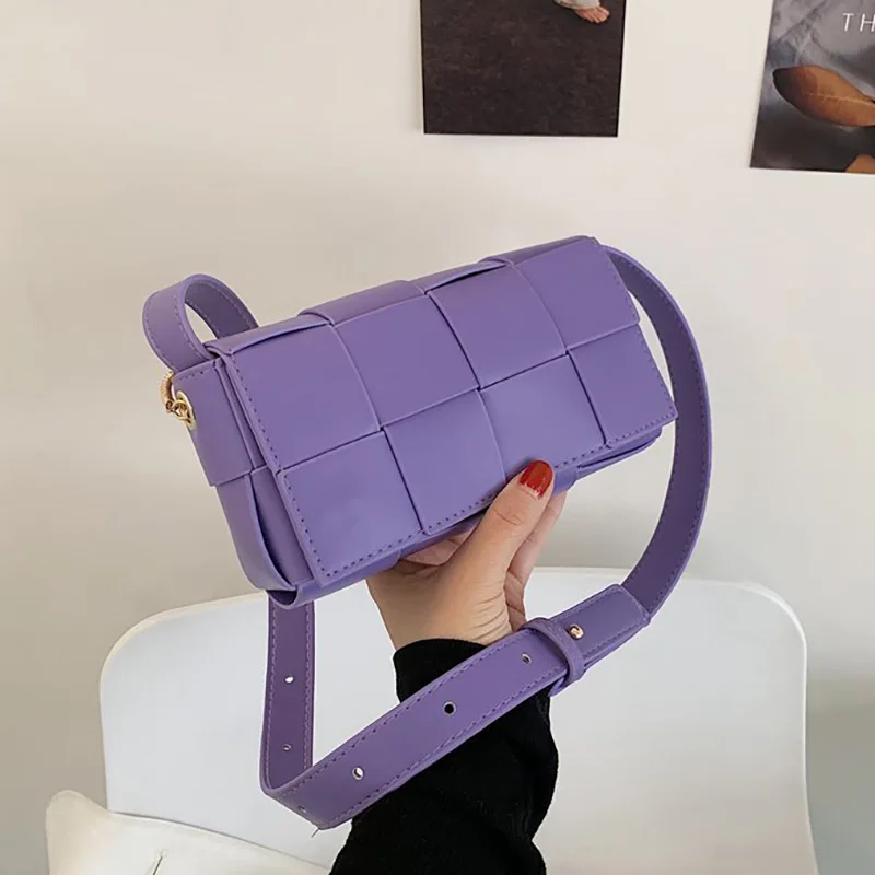 

Высококачественные однотонные сумки через плечо из искусственной кожи для женщин 2021 маленькая сумка через плечо вместительные дамские сум...