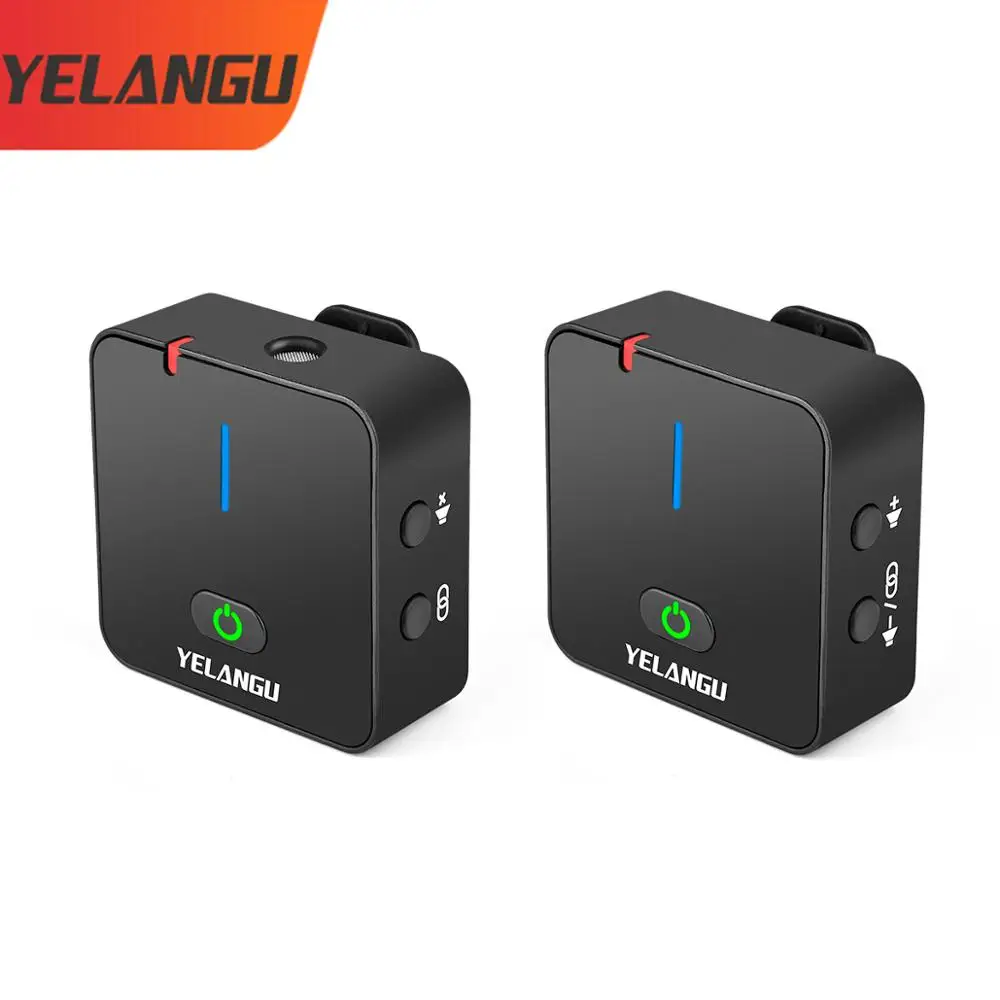 Портативный петличный беспроводной микрофон для записи интервью мобильного