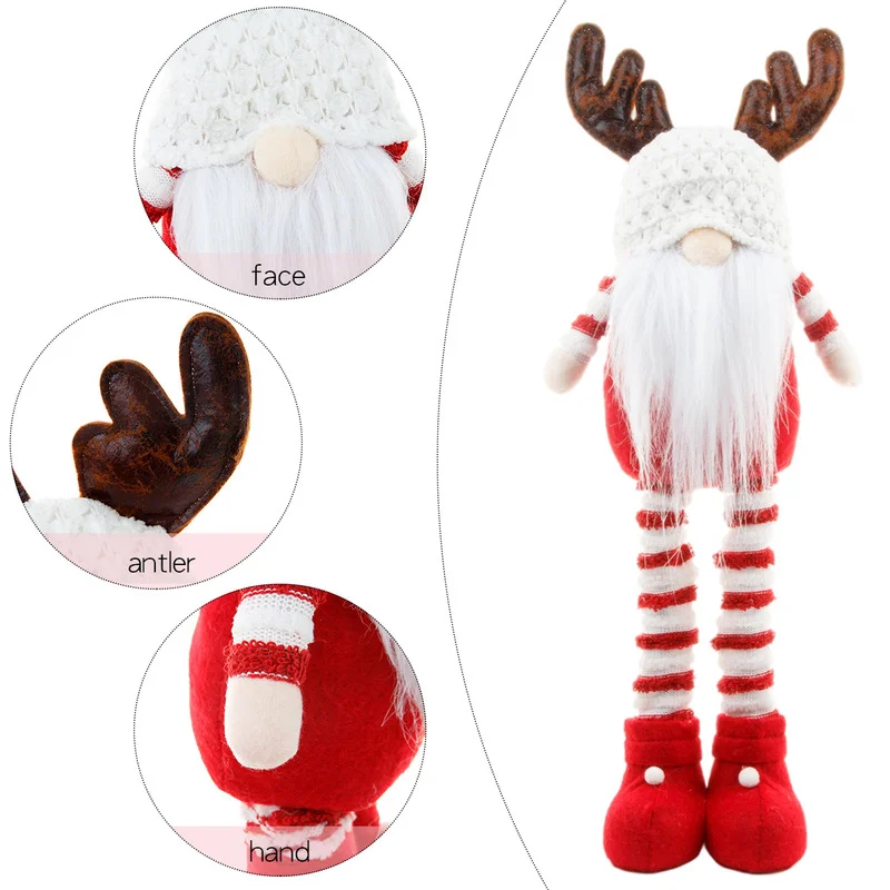 

Christmas Tree Ornaments Christmas Santa Claus Doll Toy Decoration Exquisite For Home Xmas Happy New Year Gift For Christmas