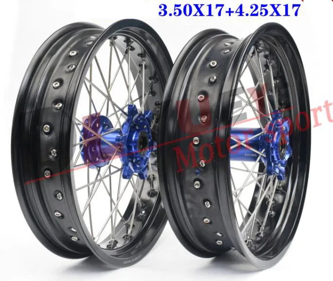 3x17 4 25x17 CNC Shineray X2 X6 Мотоцикл Внедорожный Байк передний задний спиц обод колеса
