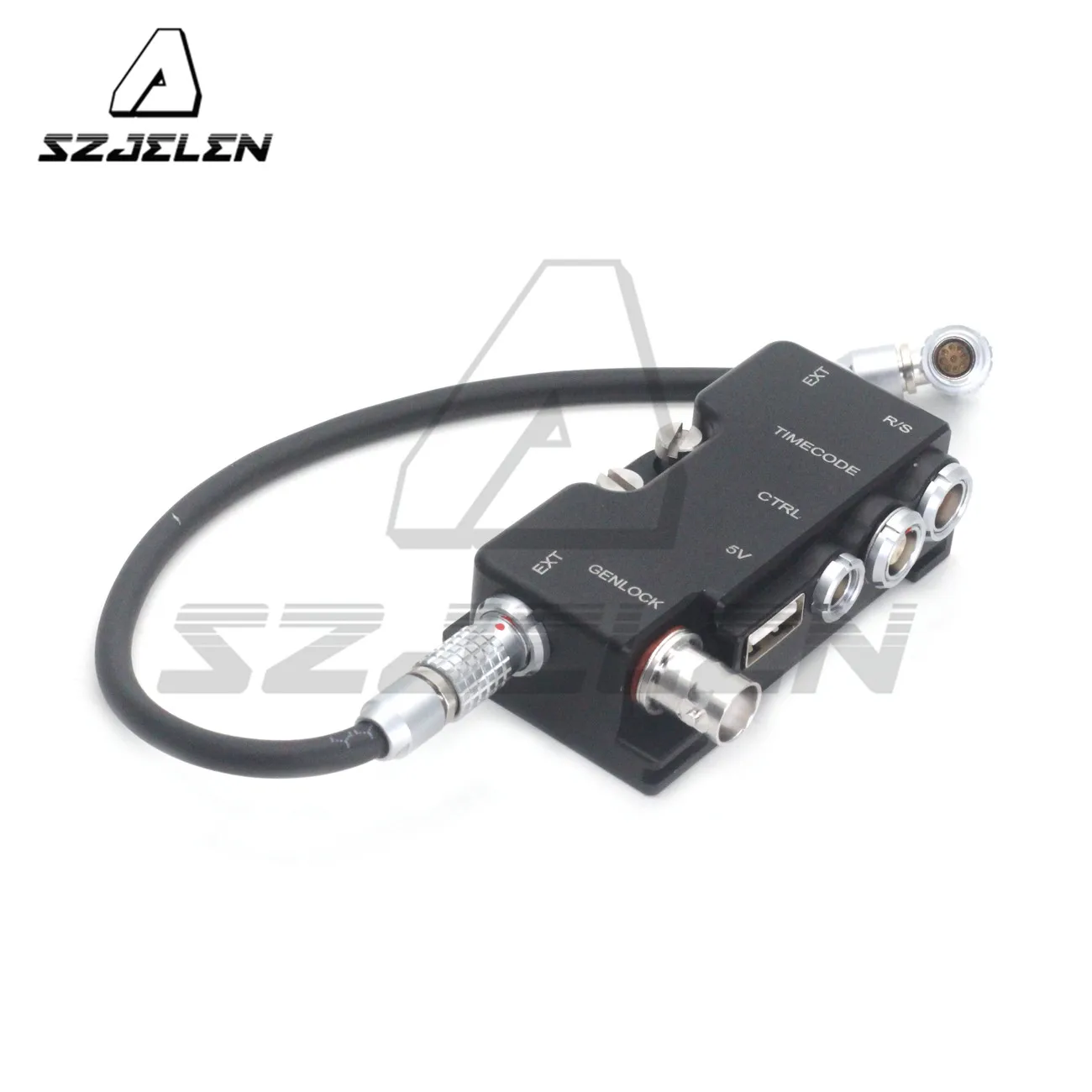 B-Box RED KOMODO EXT9-pin splitter-R/S (3pin Fischer) код времени (0B 5pin) CTRL (00B 4pin) 5В (USB) Genlock (BNC)