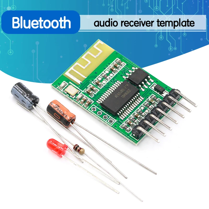 Шаблон аудиоресивера Bluetooth стерео беспроводной динамик модифицированный
