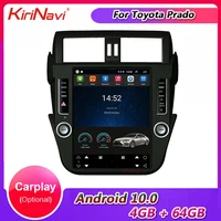 kirinavi 12 1 android 10 car radio automotivo for toyota prado land cruiser car multimedia player gps navigation 4g 2014 2017