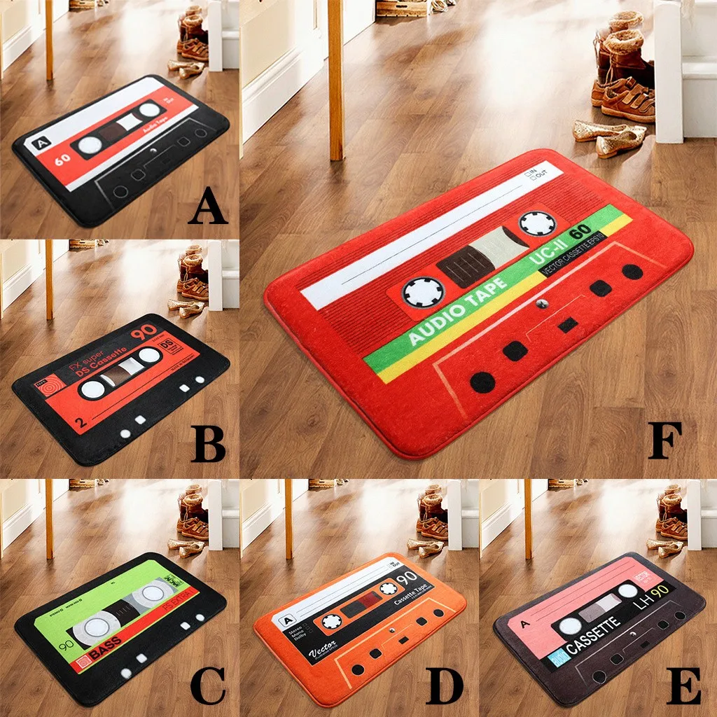 Креативная лента Ретро форма прихожая коврик для двери индивидуальный модный