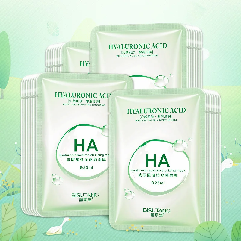 Увлажняющая маска с гиалуроновой кислотой в сочетании косметической