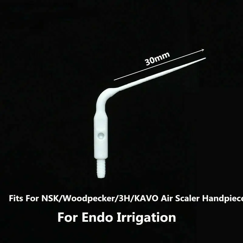 50pcs Dental root canal implant Irrigator shake tip Air Scaler head Wash NSK KAVO