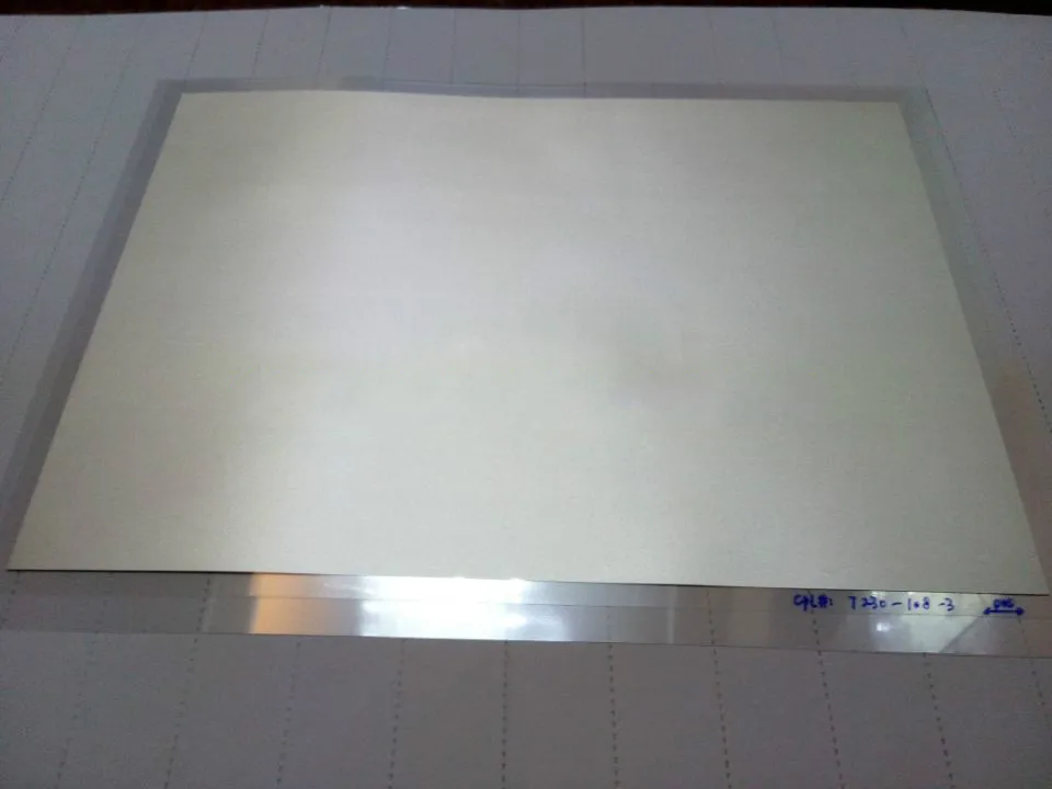 Посеребренная пьезоэлектрическая пленка PVDF толщина 52 мкм размер 203*280 мм