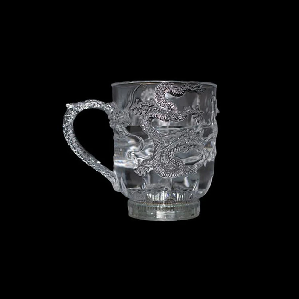 Креативный светодиодный волшебный меняющий цвет чаша с драконом активированный