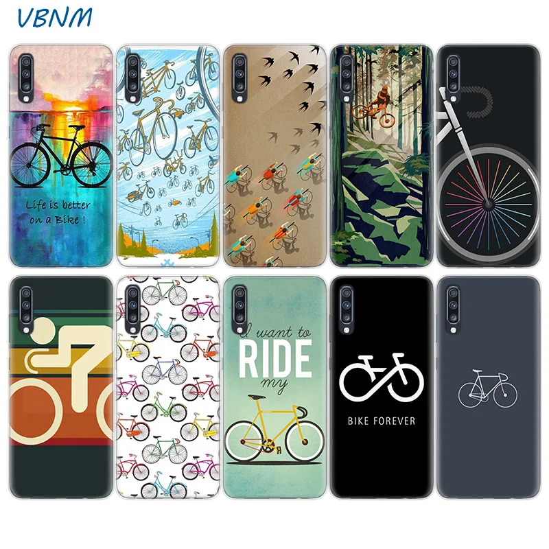 

Bicycle Marathon Art Case For Samsung Galaxy A70 A50 A20E S10E S10 Plus A40 A30 A20 A10 A60 A80 A50S A70S A30S M40 M30 M20 Cover