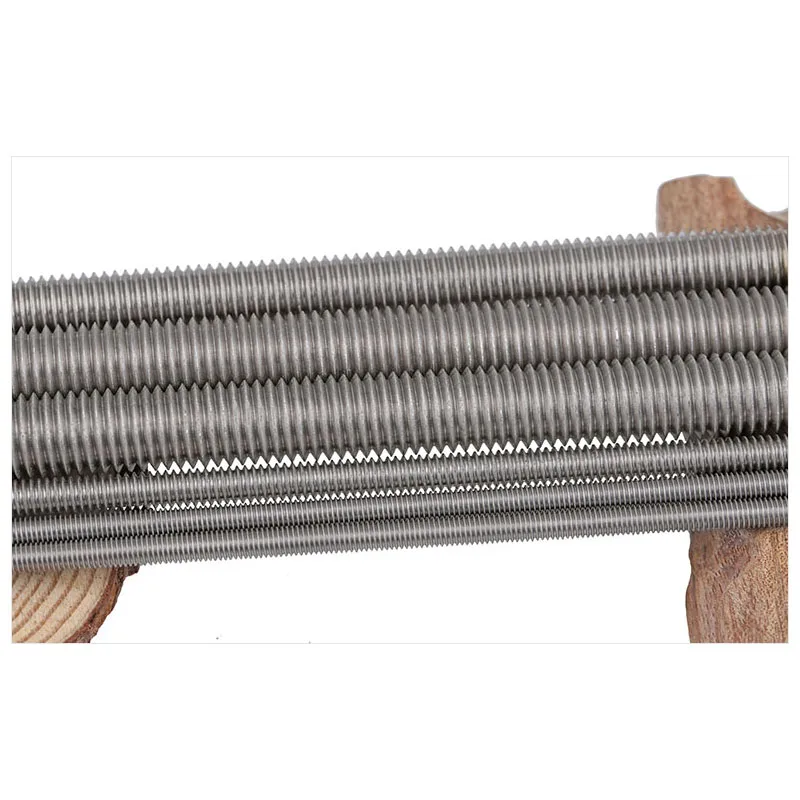 304 полная резьба из нержавеющей стали стержень шпилька правая ручная свинцовый