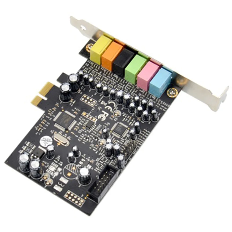 Звуковая карта PCIe 7.1CH стерео объемный звук PCI-E встроенный 7 1 канал аудио система