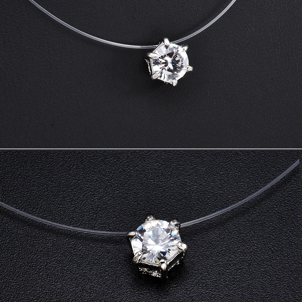 Летнее модное женское ожерелье с подвеской из кристаллов и горного хрусталя