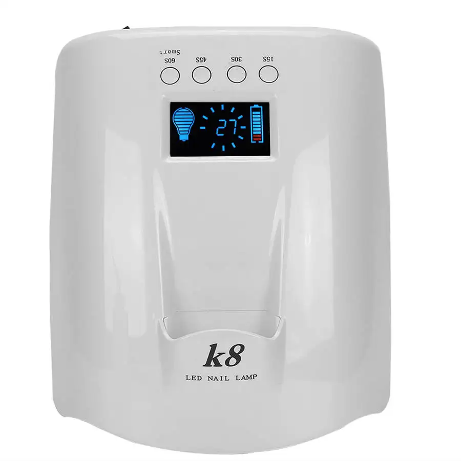 

60W Portable Nail Polish Glue Dryer Nail LED Lamp Intelligent Nail Dryer Fast Dry Manicure Tool 110-240V