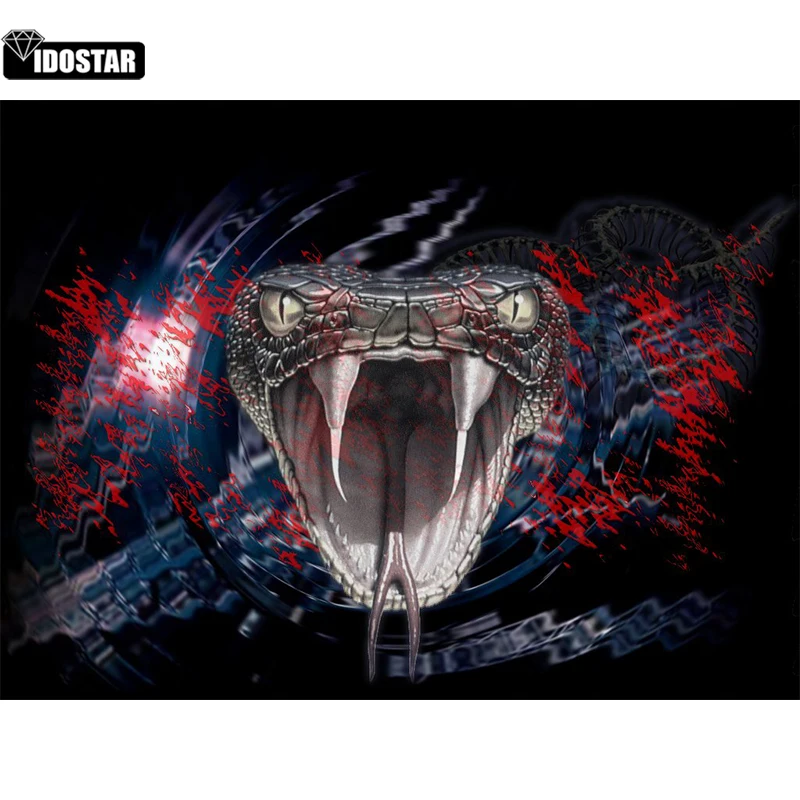 

Алмазная живопись «животное, змея, безрассудная», набор для алмазной вышивки «сделай сам», 5D Вышивка крестиком, украшение для дома, 2020