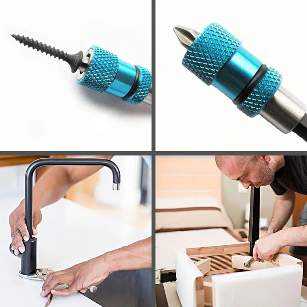 

66mm Quick-release Connecting Rod Adjustable Screw Hex Screwdriver Screwdriver Depth Magnetic Bit B4M4