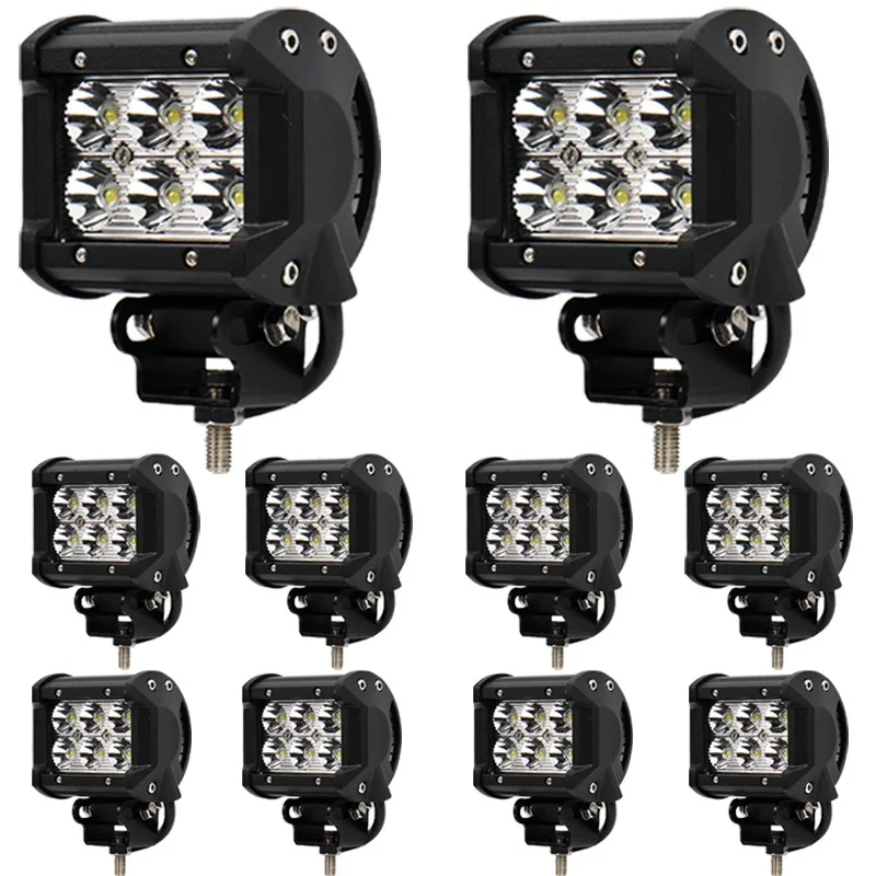 

4x4 Accessories Off Road Work Light LED Motorcycle Spotlight for ATV Truck Boat SUV 12V 24V Headlight