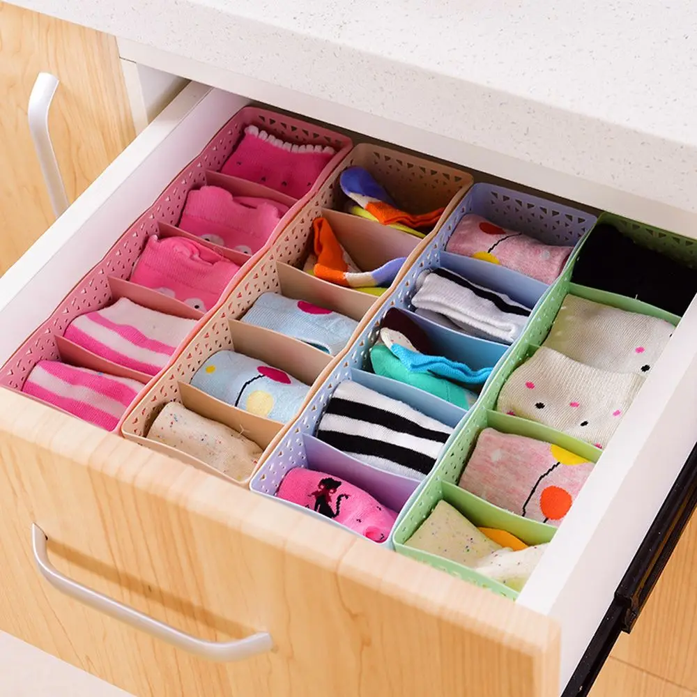 1 шт. 5 решеток органайзер для гардероба нижнее белье носки контейнер коробка