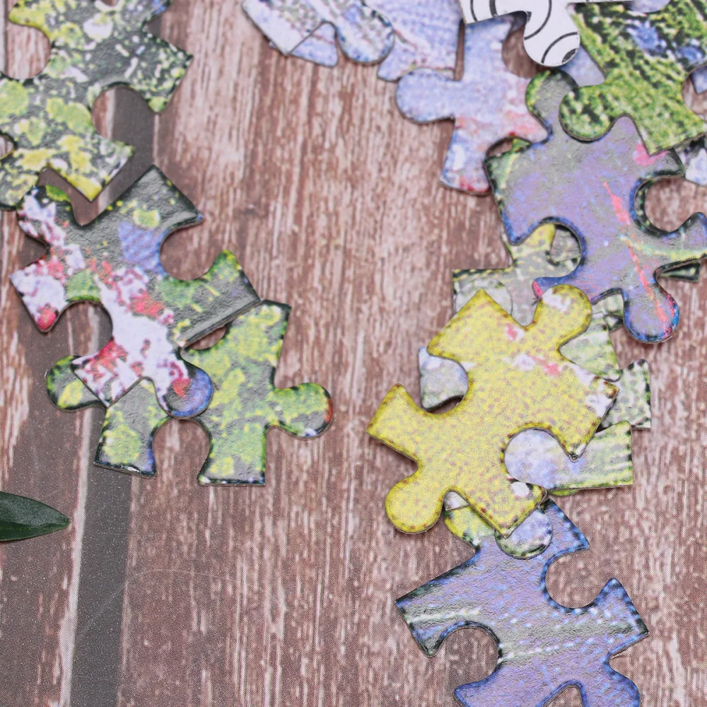 

1 Set of 1000Pcs Paper Puzzle Creative Jigsaw Beautiful Landscape Painting Puzzle Educational Puzzle