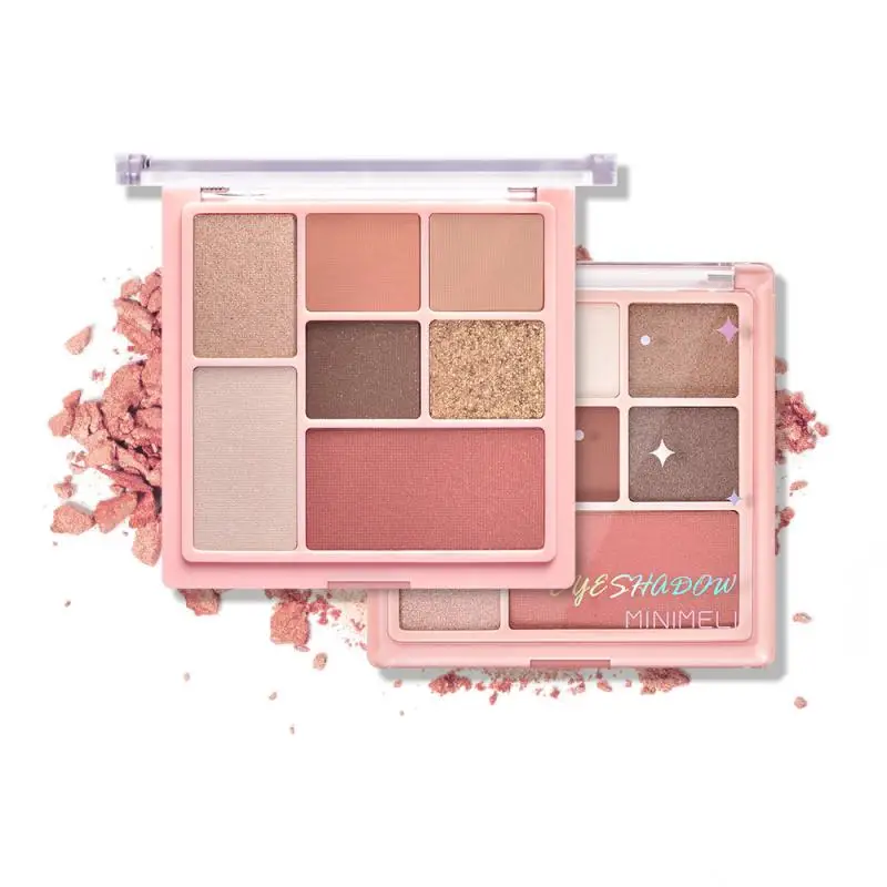 

7-Color Eye Shadow Blush All-in-one Blush Highlighter Matte Pearlescent Lasting Easy To Apply Beauty Makeup Eyeshadow TSLM1