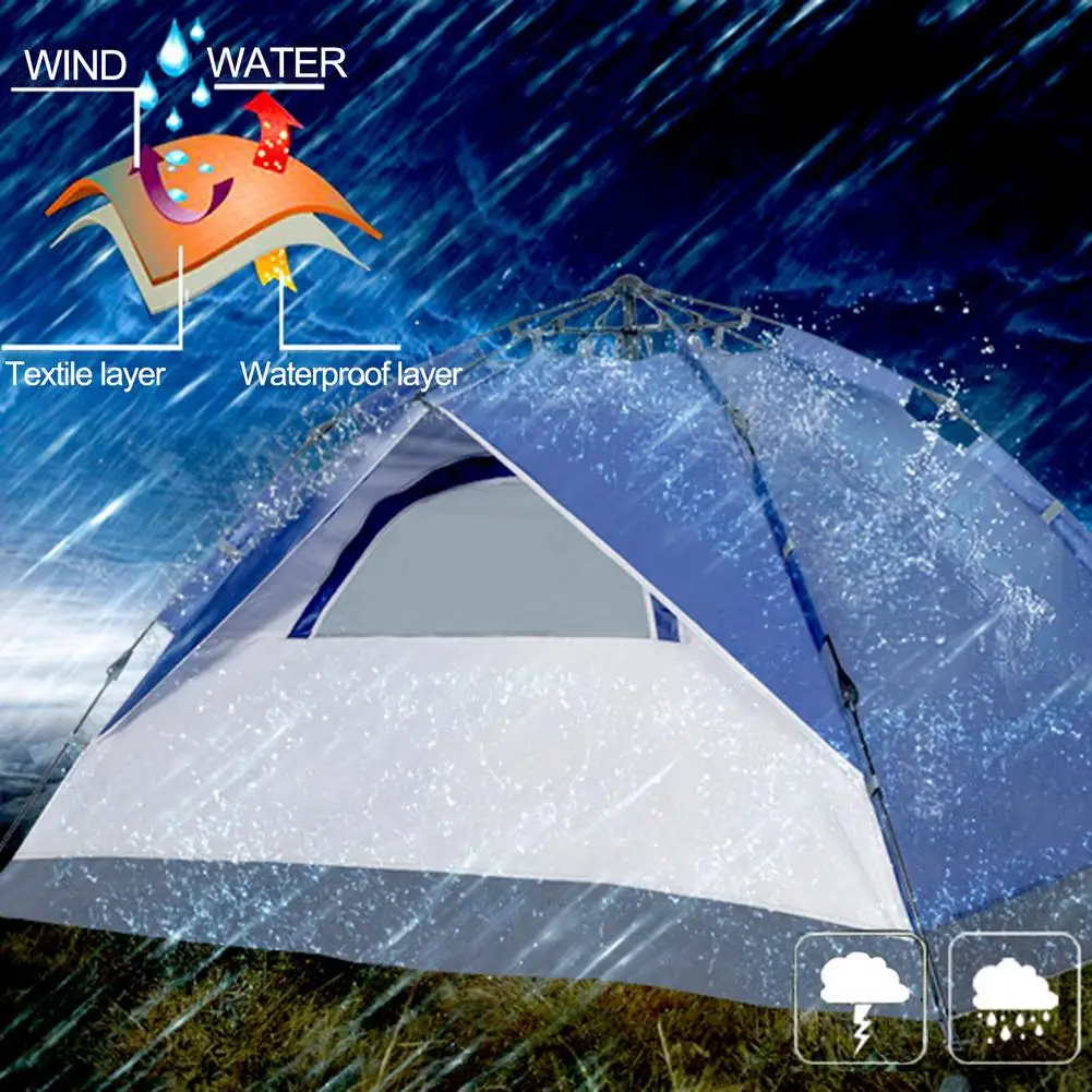 

2 Person Tent Ultralight Single Layer Water Resistance Camping Tent For Camp Backpacking Hiking With Carry Bag